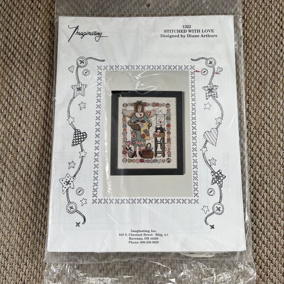 Stitched With Love Imaginating Cross Stitch Kit 1322 - Picture 1 of 5